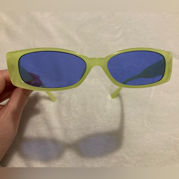 Sun Glasses for Girls Glasses Tinted Blue and Green Sunglasses, Sunnies, Shades - Picture 4 of 7